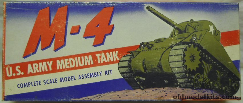 Rogers Motor Company 1/16 M-4 Sherman US Army Medium Tank, T-295 plastic model kit